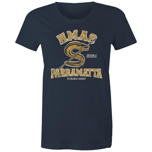 HMAS Parramatta (IV) FFH154 Women's T-shirt (style Alpha, colour)