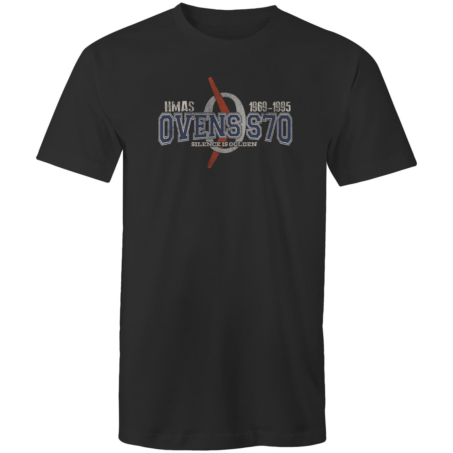 HMAS Ovens S70 Men's T-shirt (style Oscar Bravo)