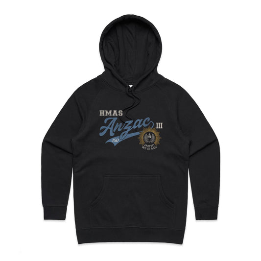 HMAS Anzac (III) FFH150 Women's Hoodie (style Bravo)