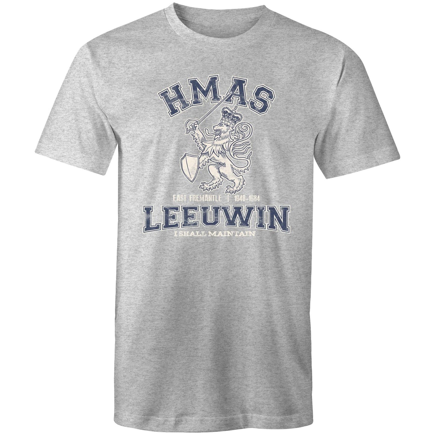 HMAS Leeuwin Men's T-shirt (style Alpha, blue)