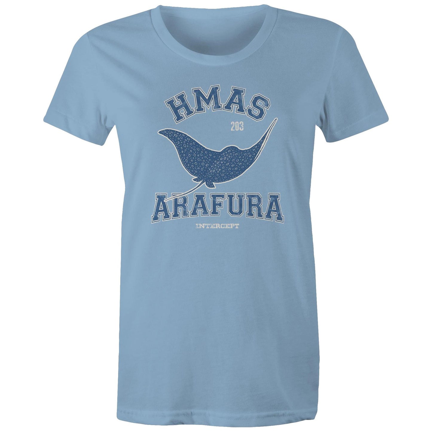 HMAS Arafura OPV203 Women's T-shirt (style Alpha, colour)