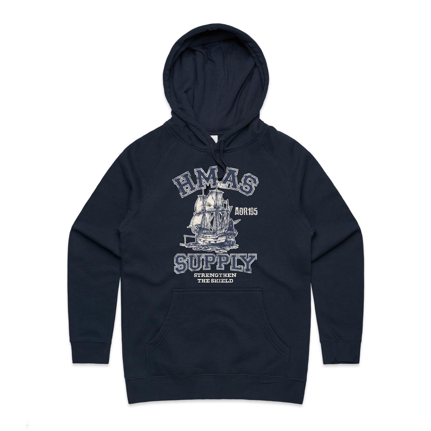 HMAS Supply AOR195 Women's Hoodie (style Alpha)