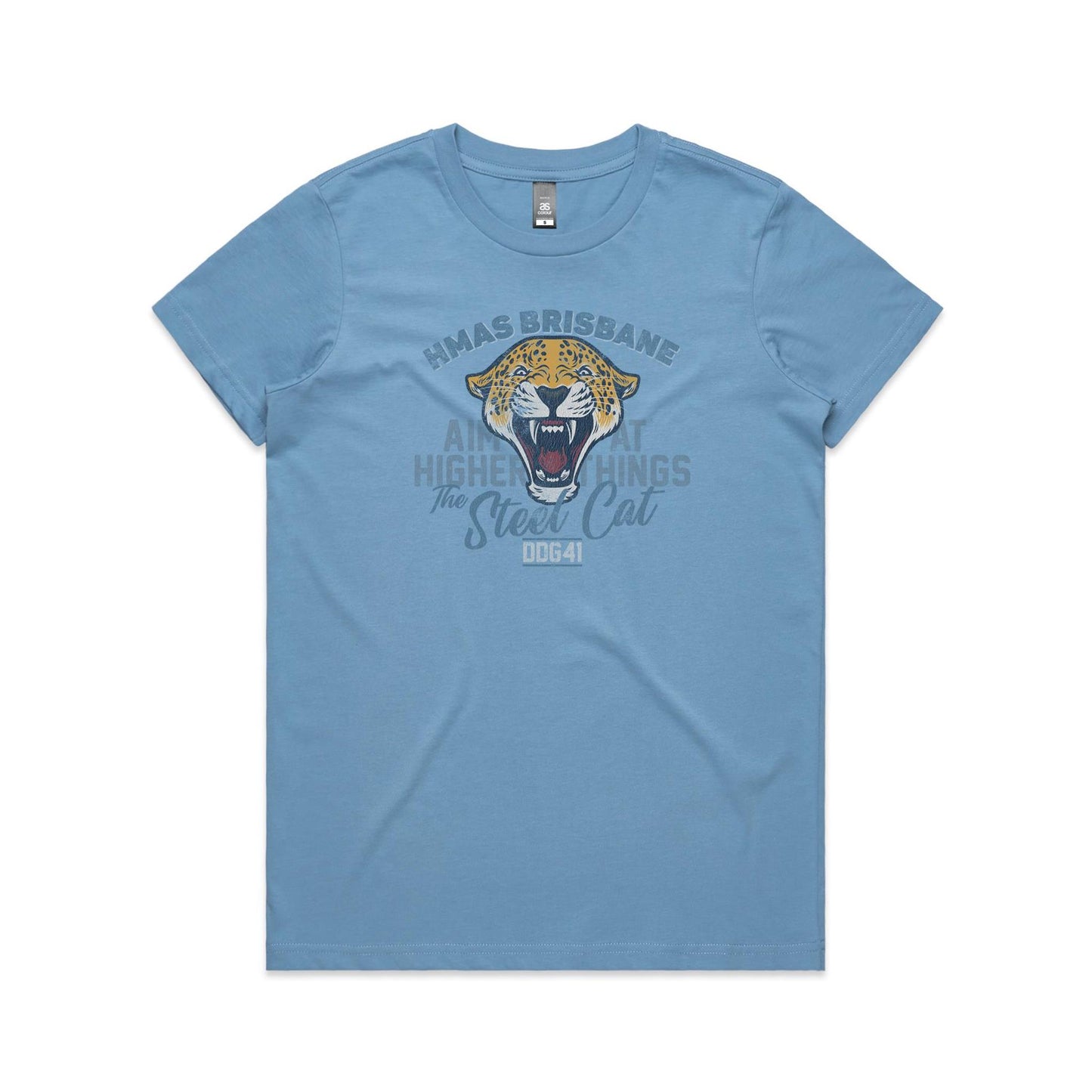 HMAS Brisbane (III) DDG41 Women's T-shirt (Mascot style 1)