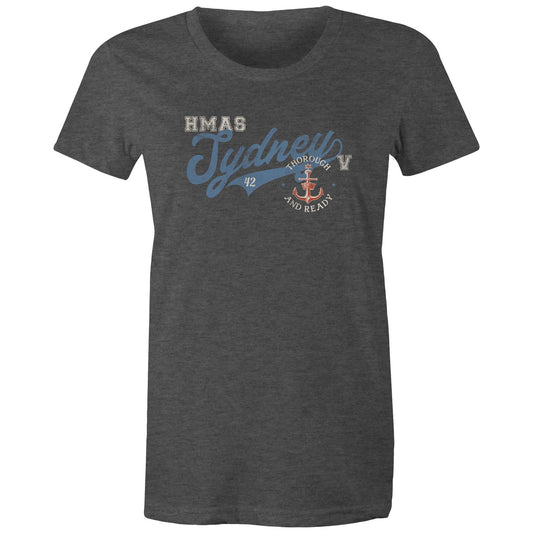 HMAS Sydney (V) DDG42 Women's T-shirt (style Bravo)