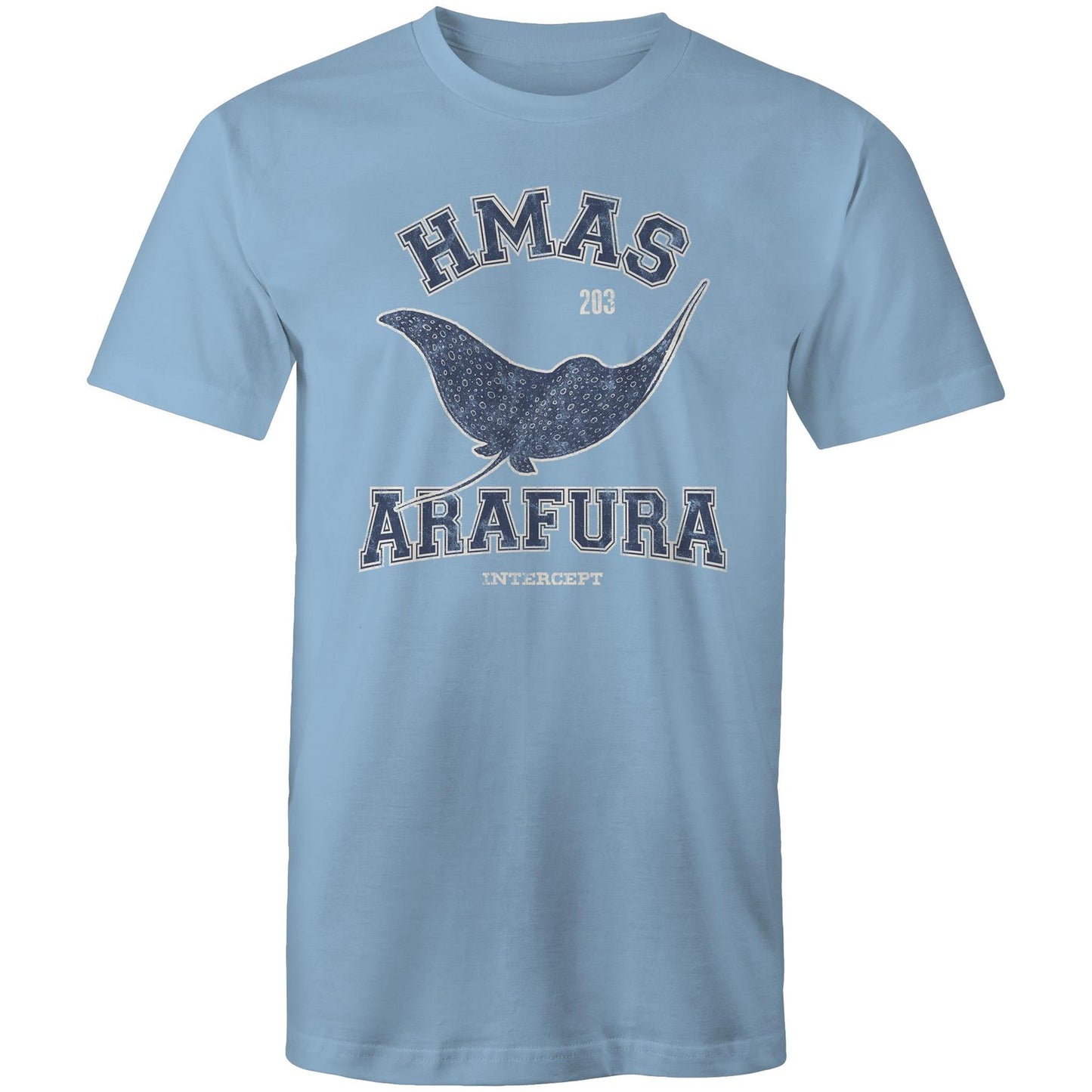 HMAS Arafura OPV203 Men's T-shirt (style Alpha, blue)