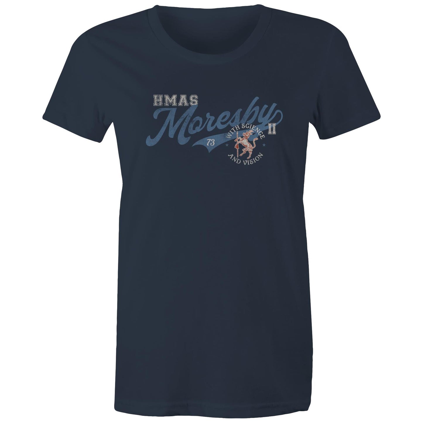 HMAS Moresby (II) A73 Women's T-shirt (style Bravo)