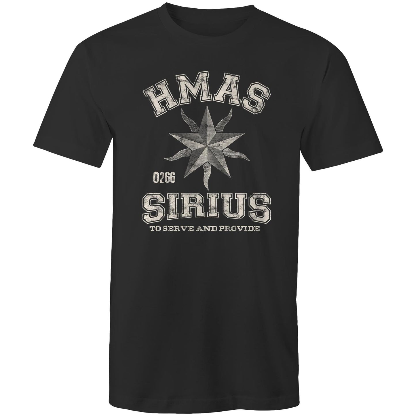 HMAS Sirius O266 Men's T-shirt white (style Alpha)