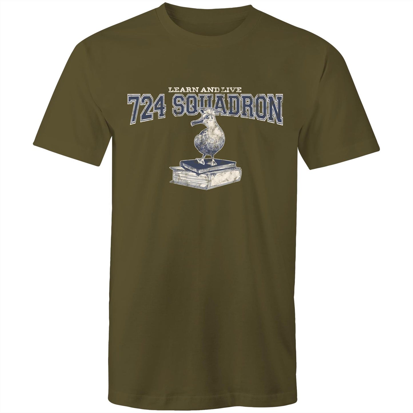 724 Squadron Men's T-shirt (style Alpha, blue)