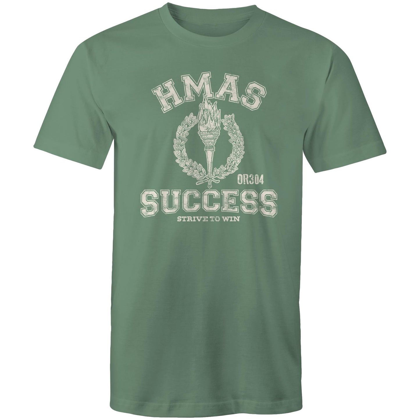 HMAS Success (II) OR304 Men's T-shirt (style Alpha, white)