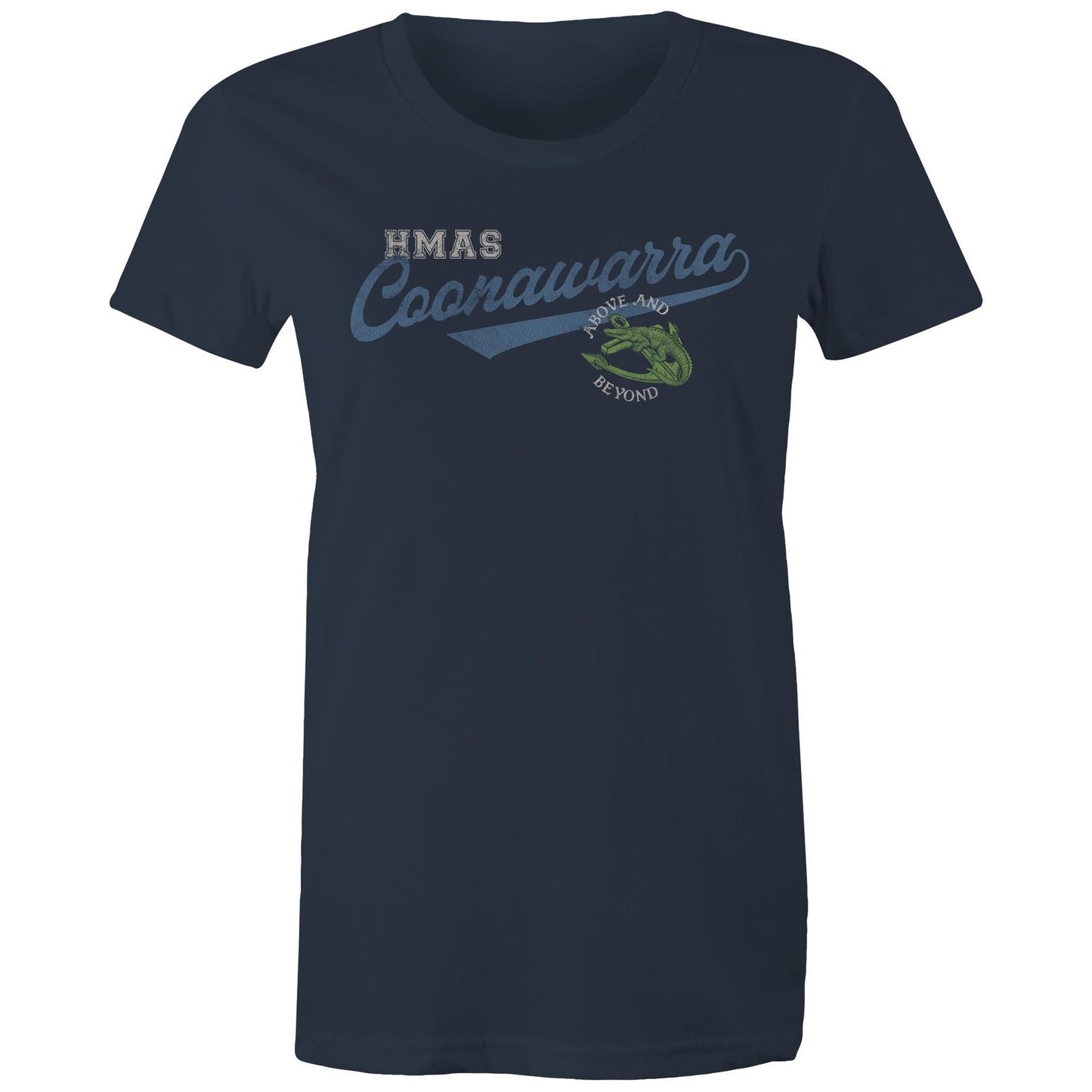 HMAS Coonawarra Women's T-shirt (style Bravo)