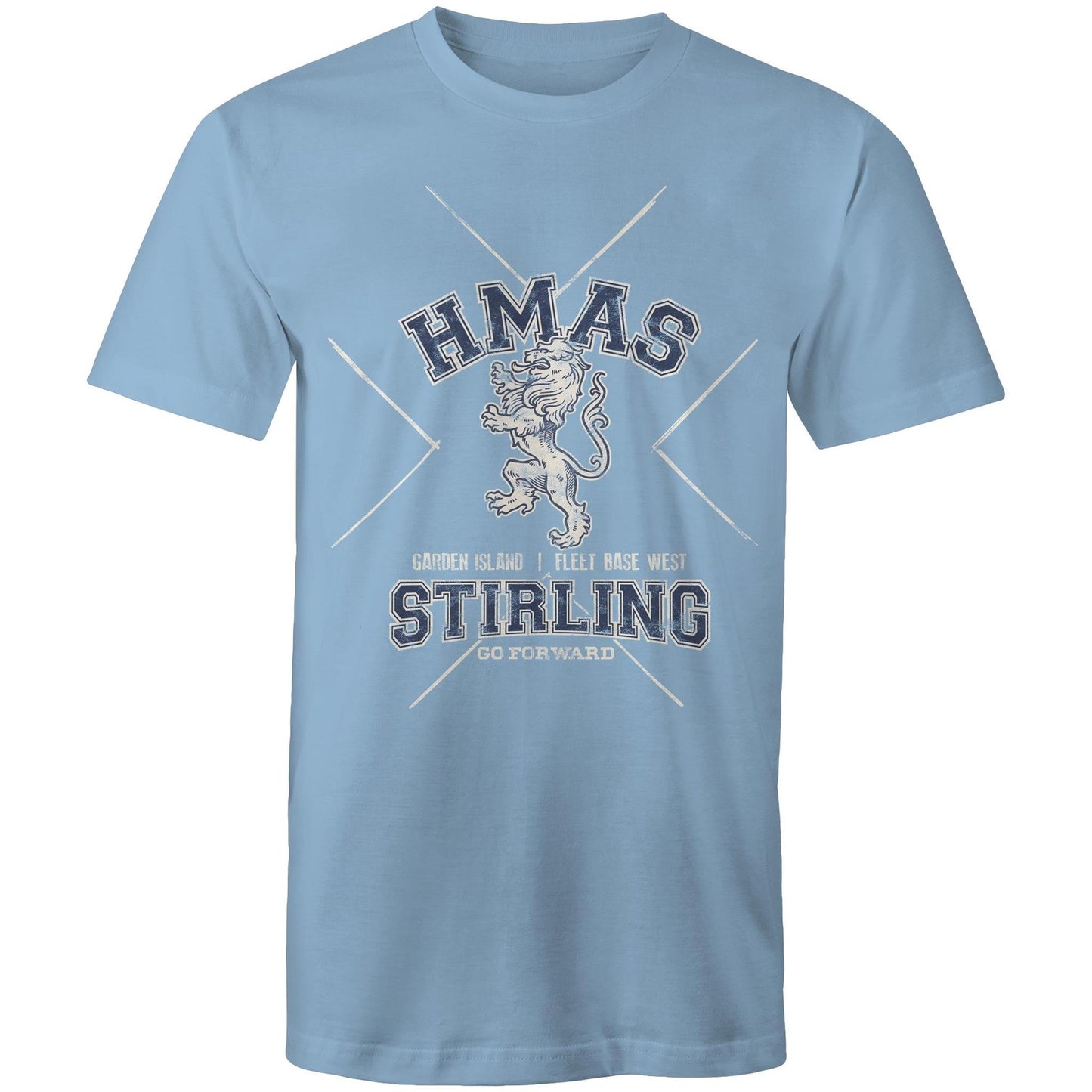 HMAS Stirling Men's T-shirt (style Alpha, blue)