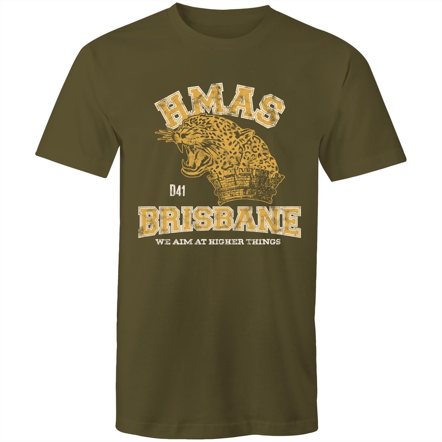 HMAS Brisbane (II) D41 Men's T-shirt (style Alpha, colour)