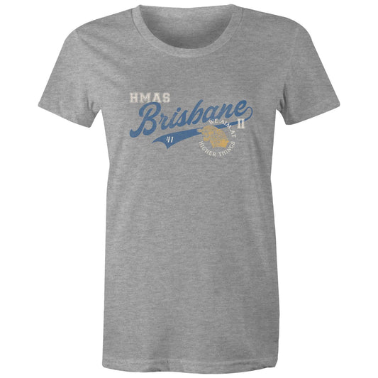 HMAS Brisbane (II) D41 Women's T-shirt (style Bravo)