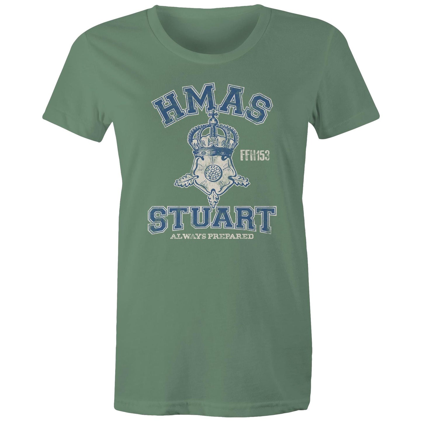 HMAS Stuart (III) FFH153 Women's T-shirt (style Alpha, colour)