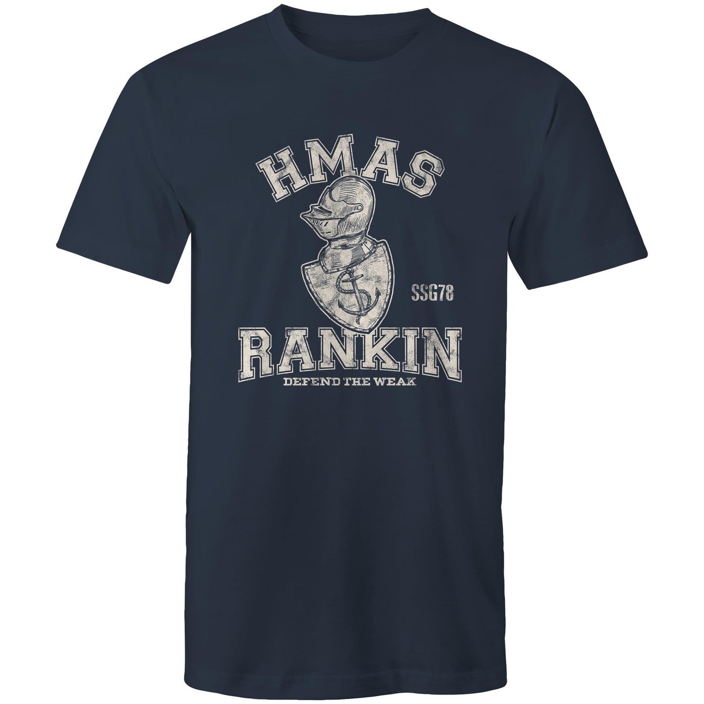 HMAS Rankin SSG78 Men's T-shirt (style Alpha, white)