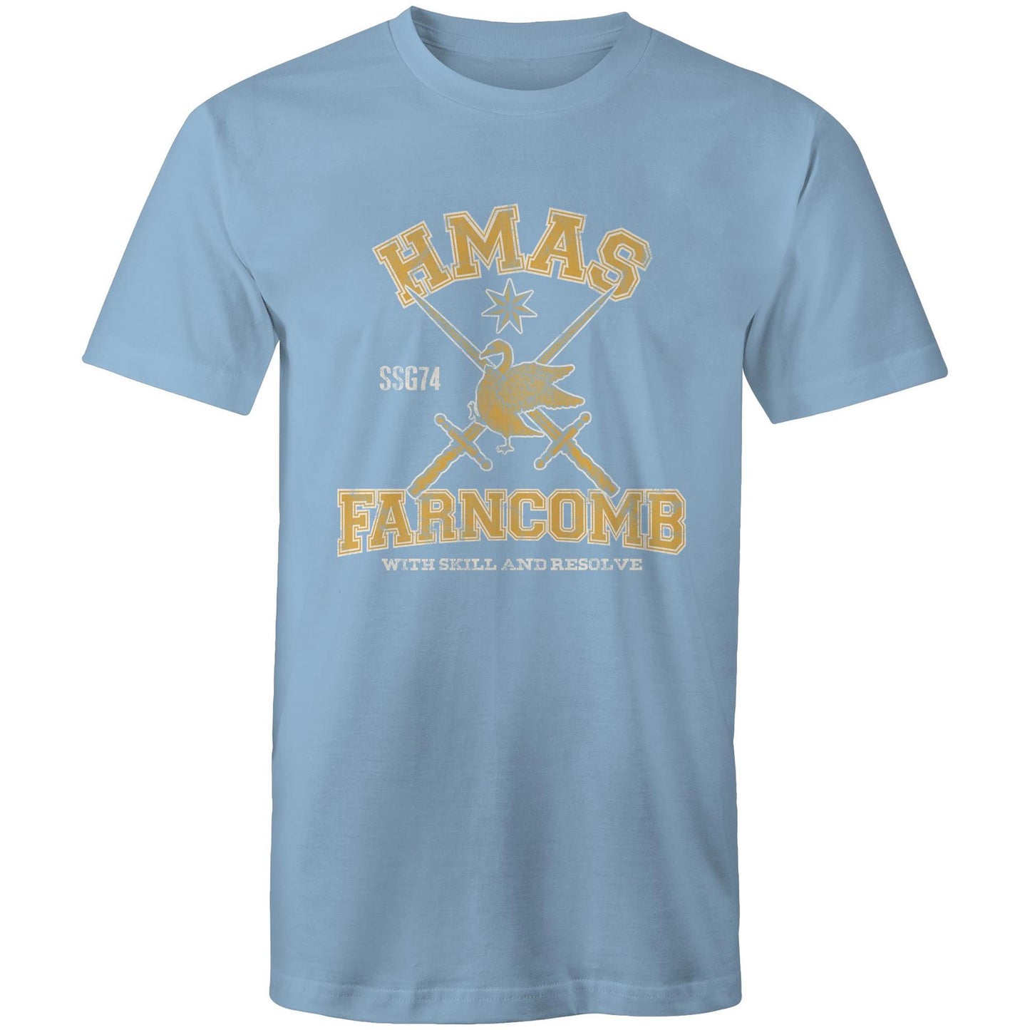 HMAS Farncomb SSG74 Men's T-shirt (style Alpha, colour)