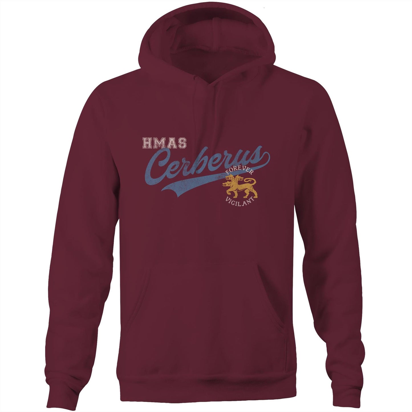 HMAS Cerberus Men's Hoodie (style Bravo)
