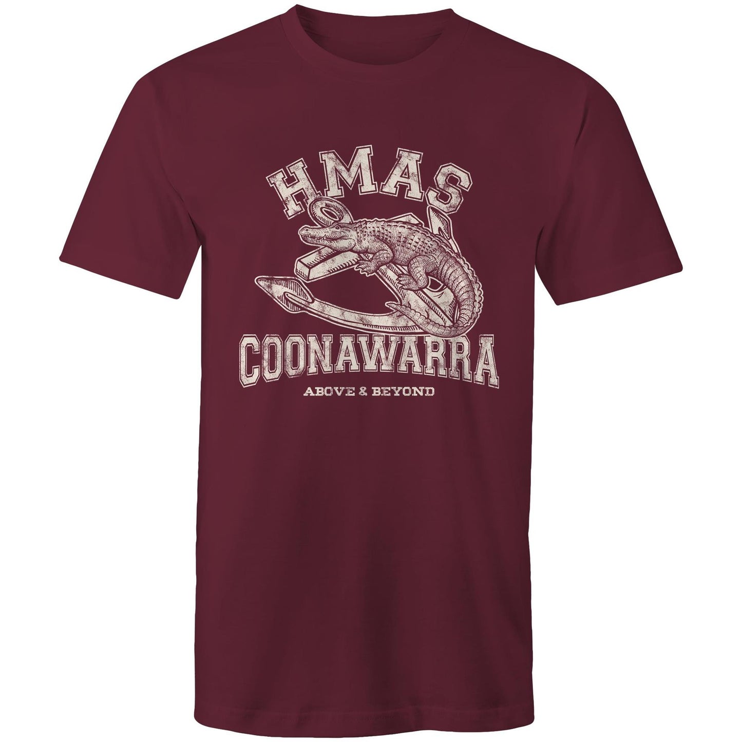 HMAS Coonawarra Men's T-shirt (style Alpha, white)