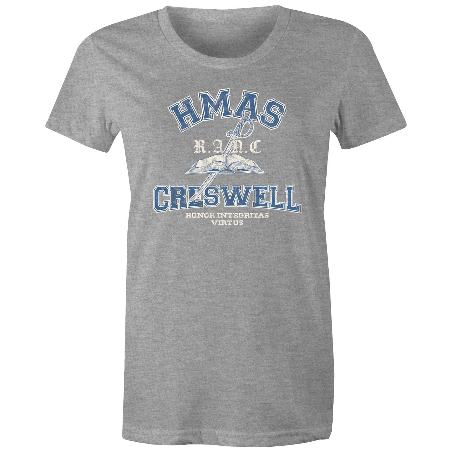 HMAS Creswell Women's T-shirt (style Alpha, colour)