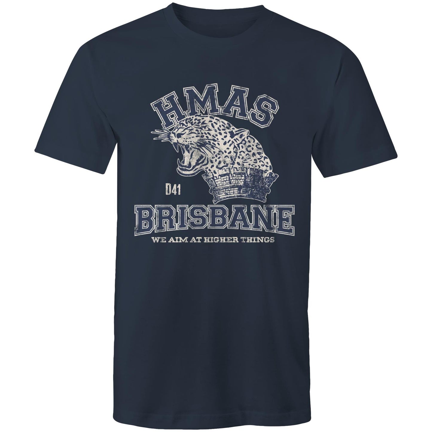 HMAS Brisbane (II) D42 Men's T-shirt (style Alpha, blue)