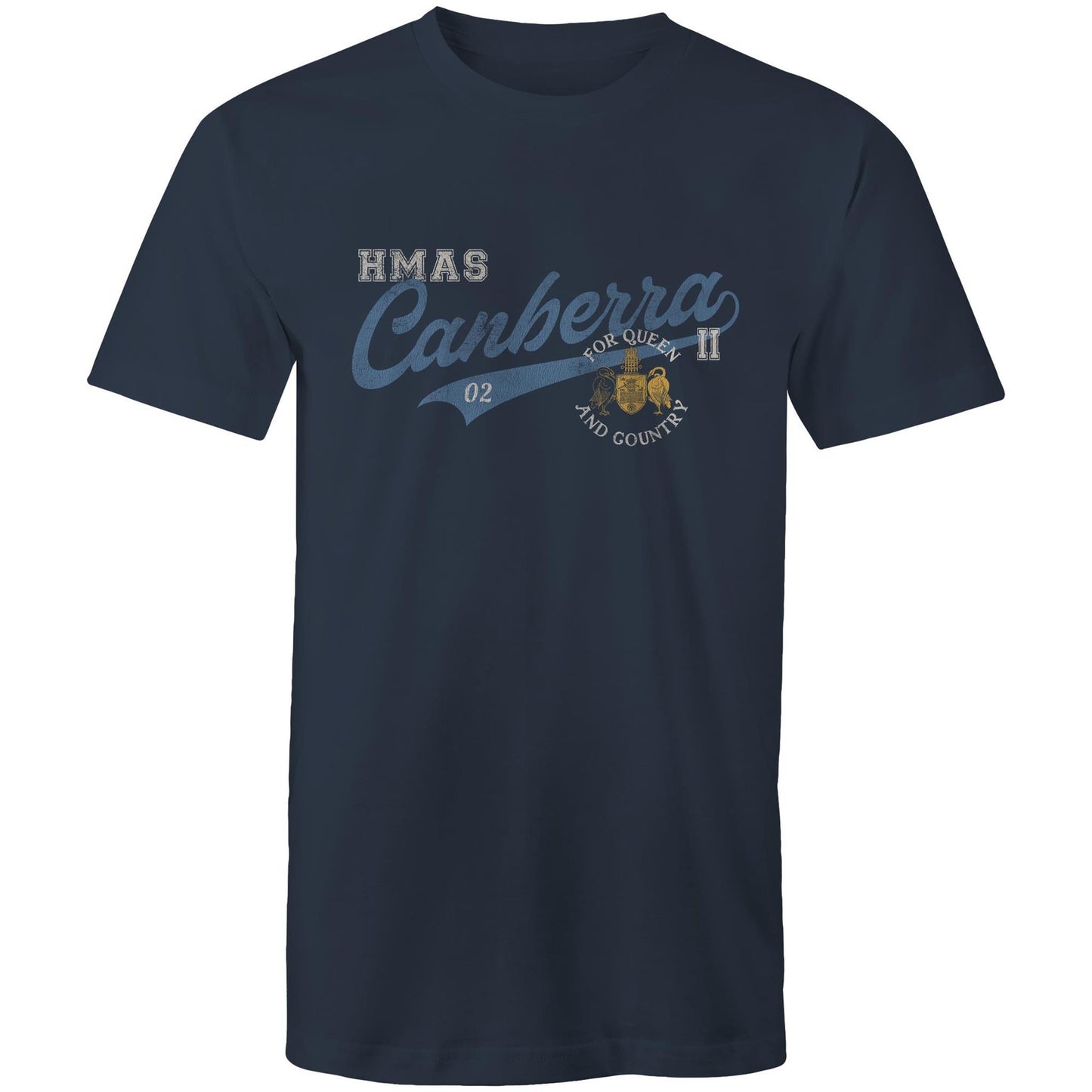 HMAS Canberra (II) FFG02 Men's T-shirt (style Bravo)