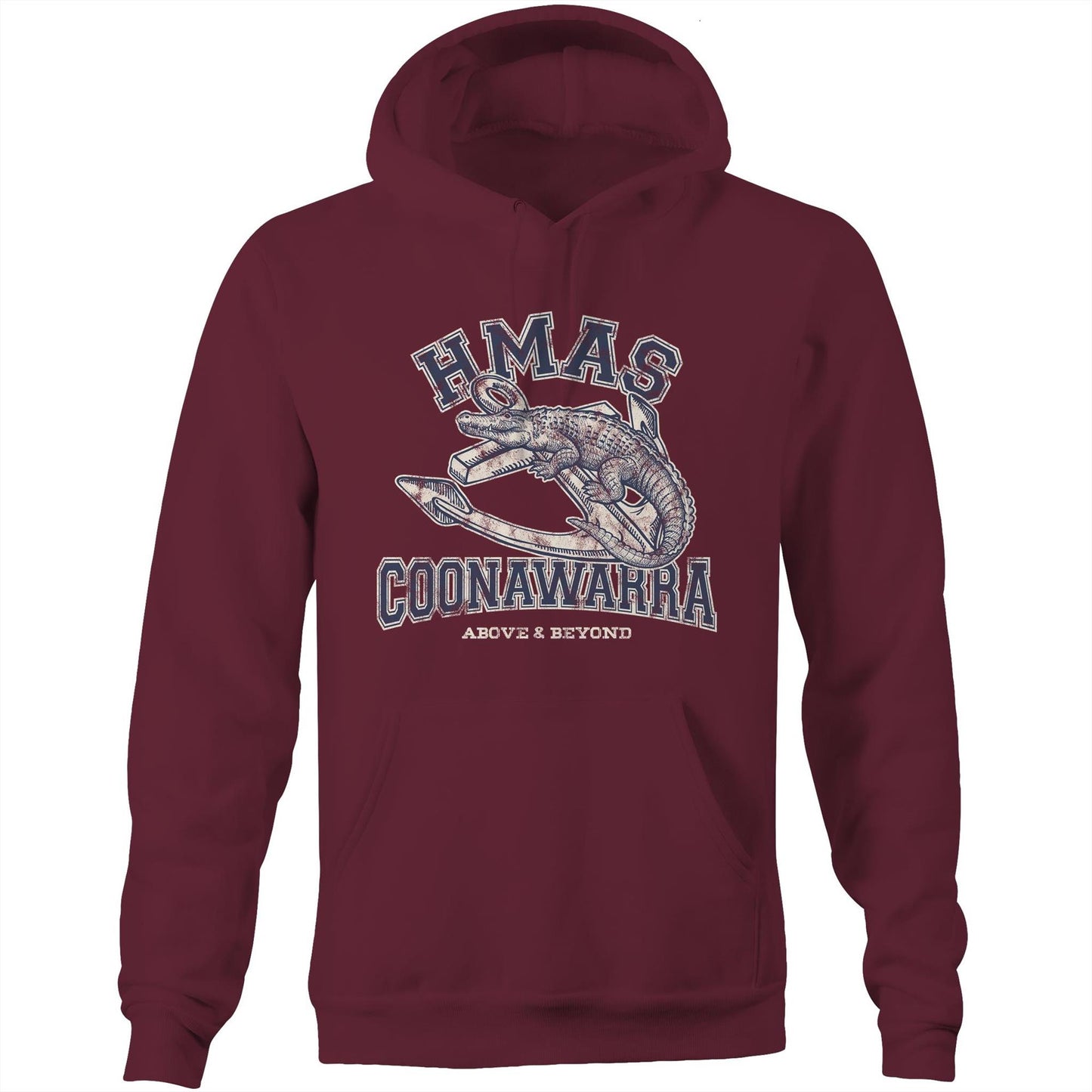 HMAS Coonawarra Men's Hoodie (style Alpha)