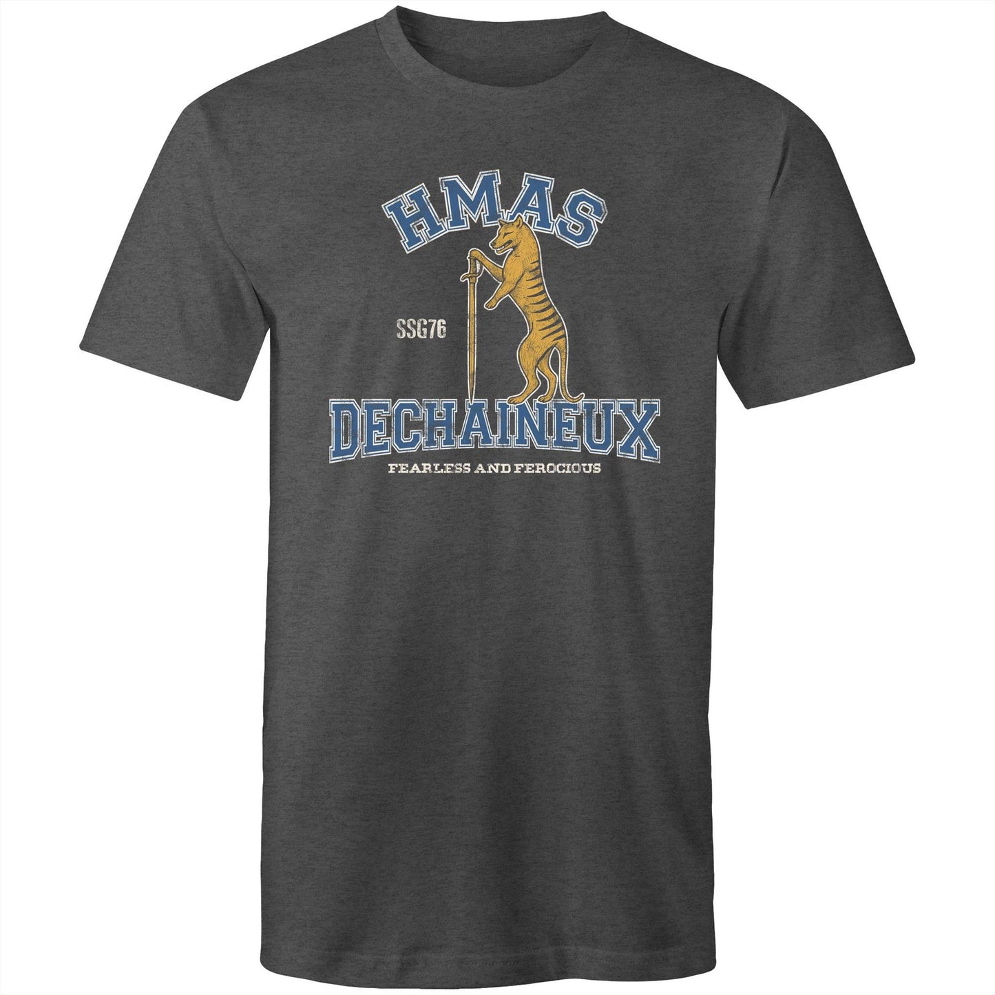 HMAS Dechaineux SSG76 Men's T-shirt (style Alpha, colour)