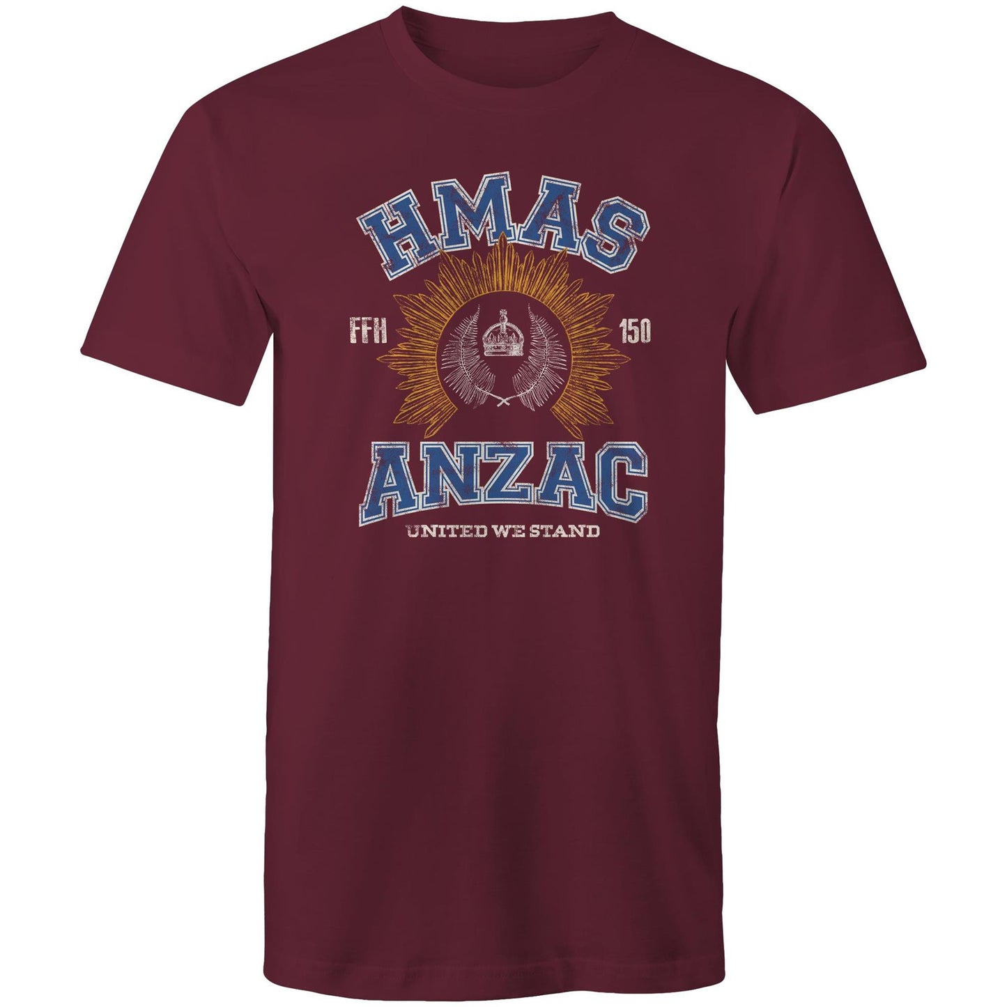 HMAS Anzac (III) FFH150 Men's T-shirt (style Alpha, colour)