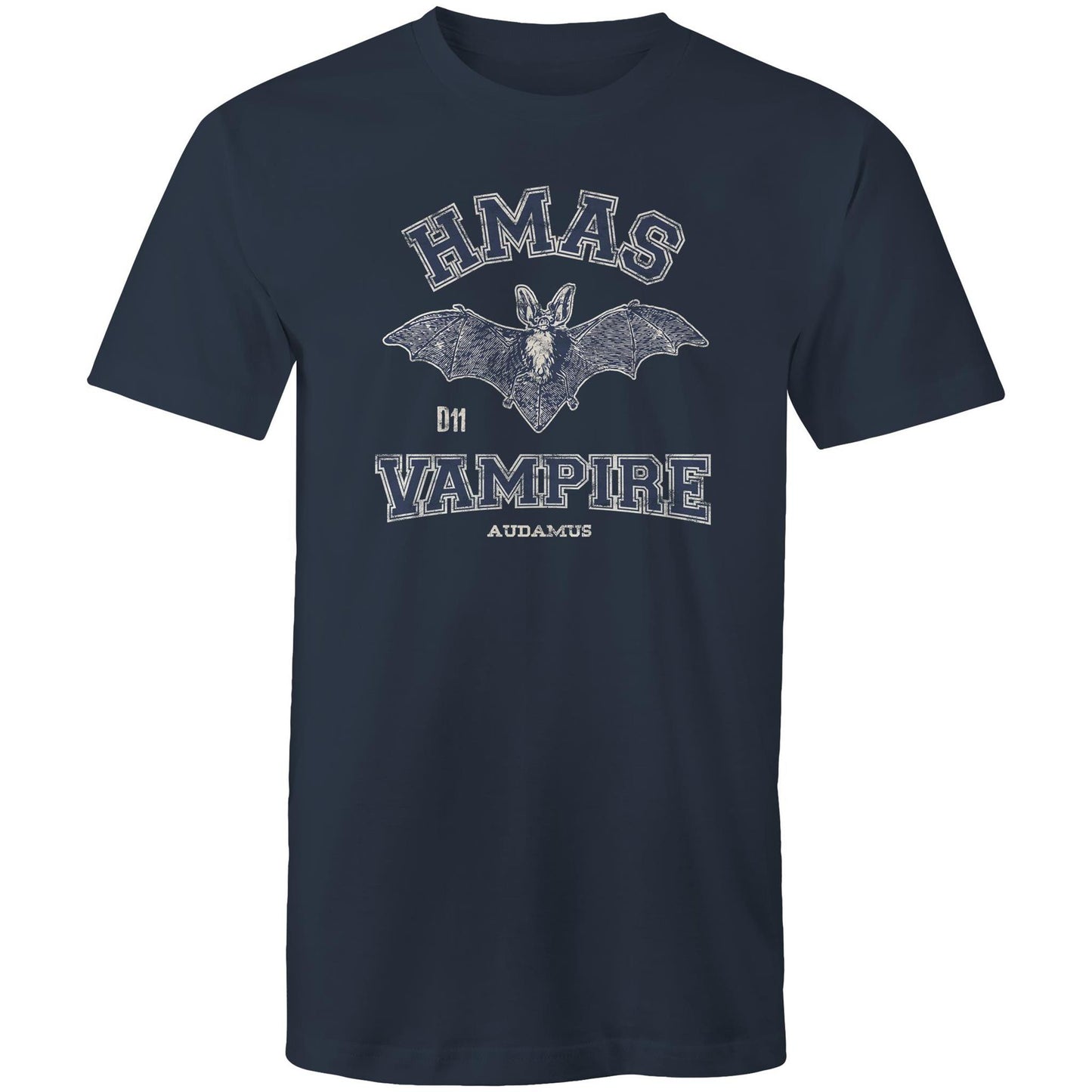 HMAS Vampire D11 Men's T-shirt (style Alpha, blue)