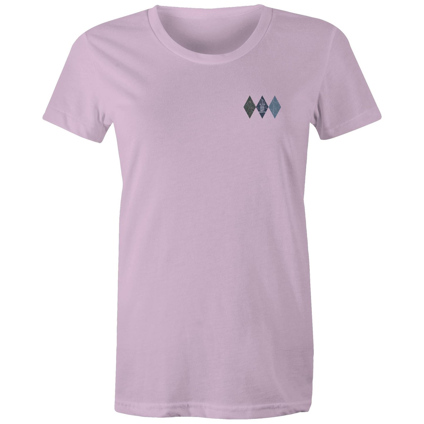 Proud Navy Daughter (Argyle) Women's T-shirt
