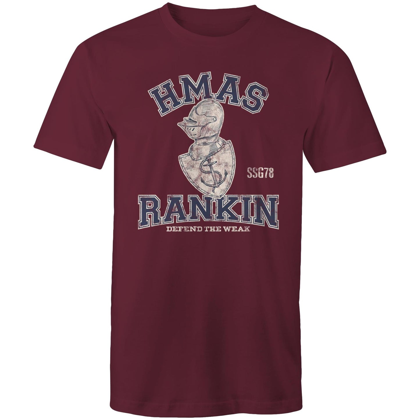 HMAS Rankin SSG78 Men's T-shirt (style Alpha, blue)