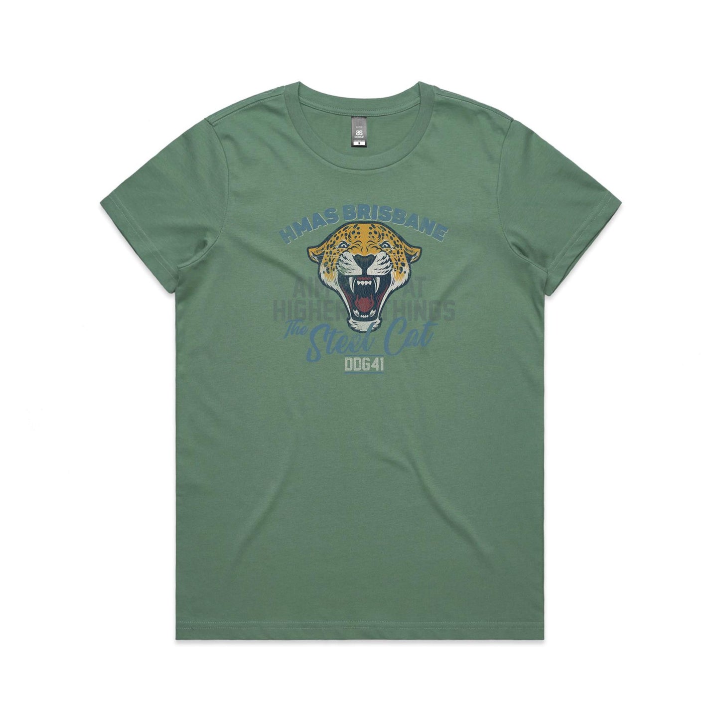 HMAS Brisbane (III) DDG41 Women's T-shirt (Mascot style 1)