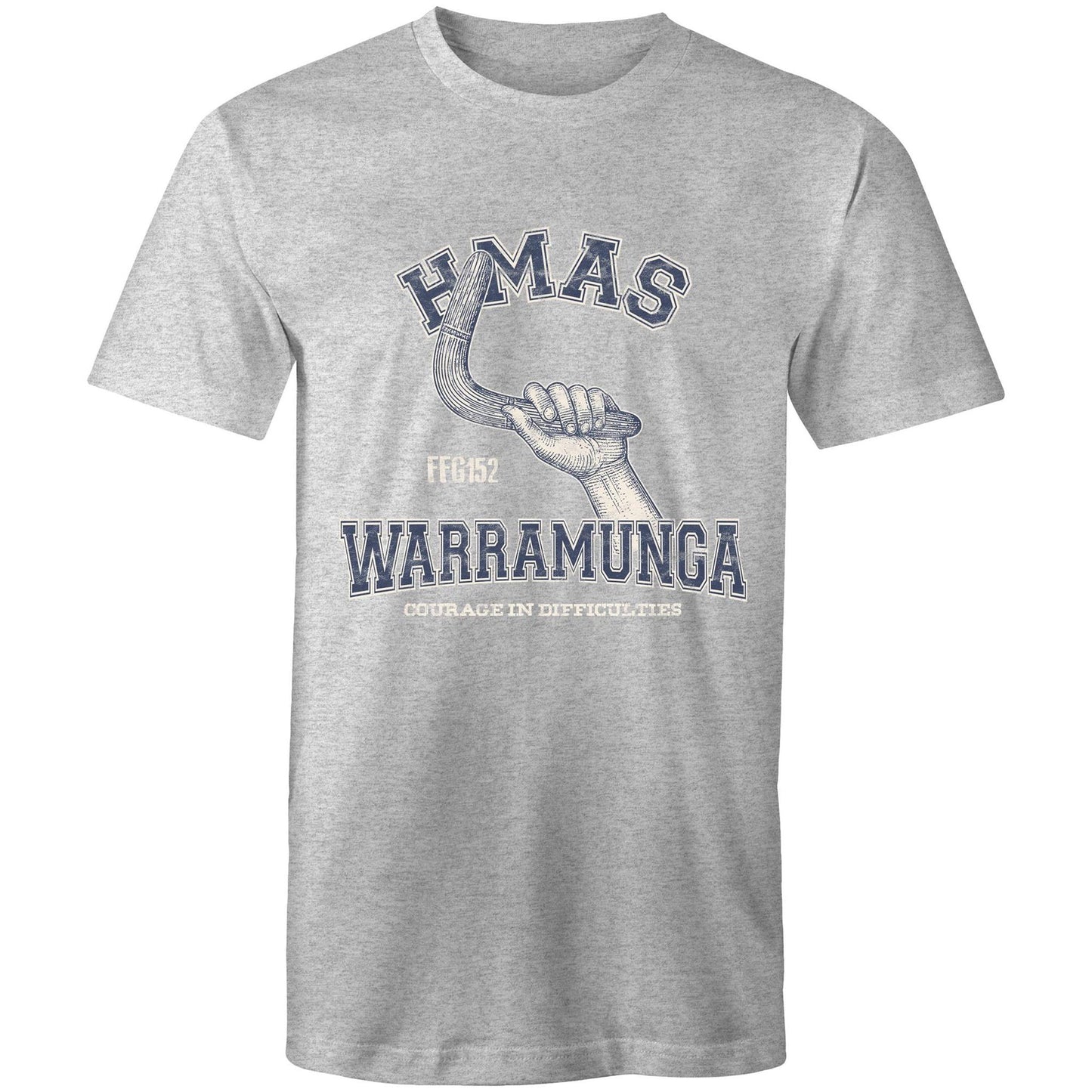 HMAS Warramunga (II) FFH152 Men's T-shirt (style Alpha, blue)