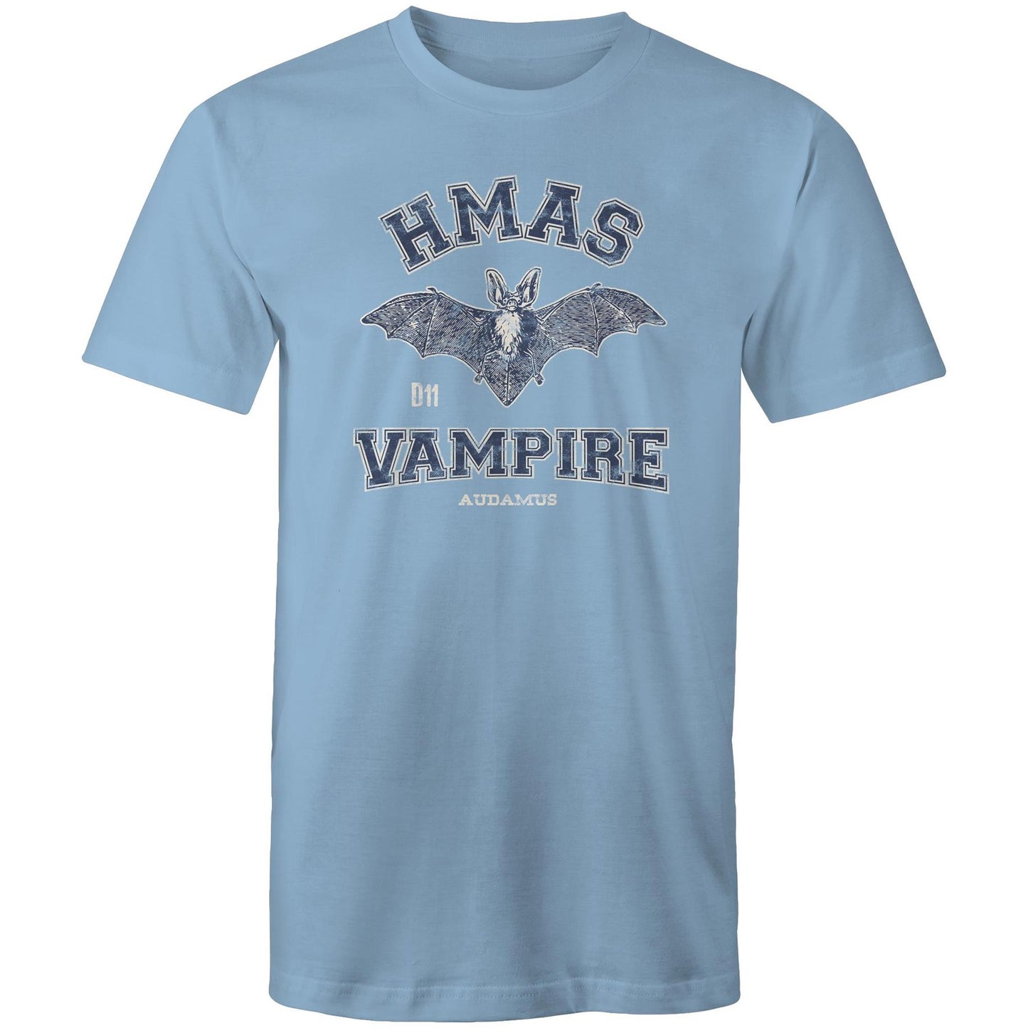 HMAS Vampire D11 Men's T-shirt (style Alpha, blue)