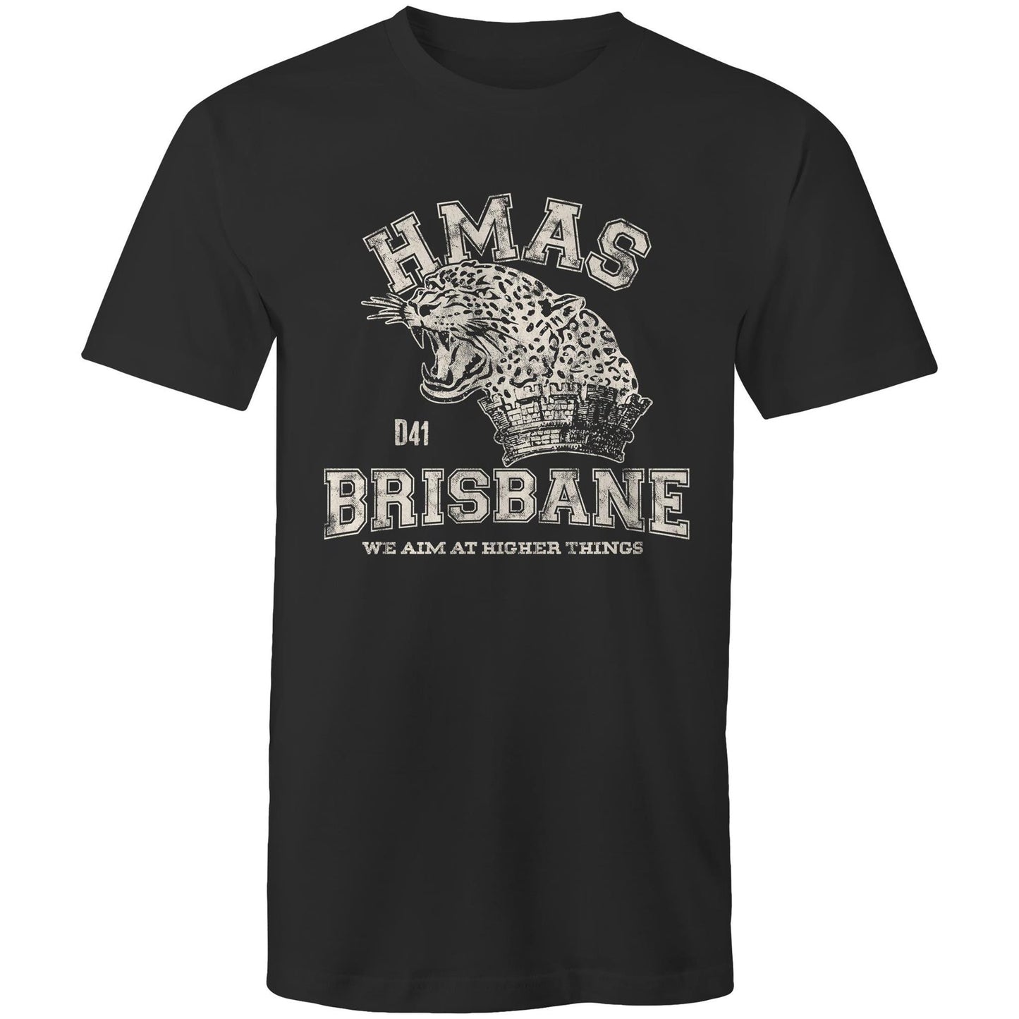 HMAS Brisbane (II) D41 Men's T-shirt (style Alpha, white)
