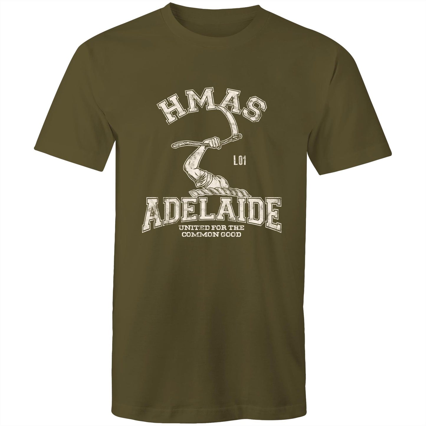 HMAS Adelaide (III) L01 Men's T-shirt (style Alpha, white)