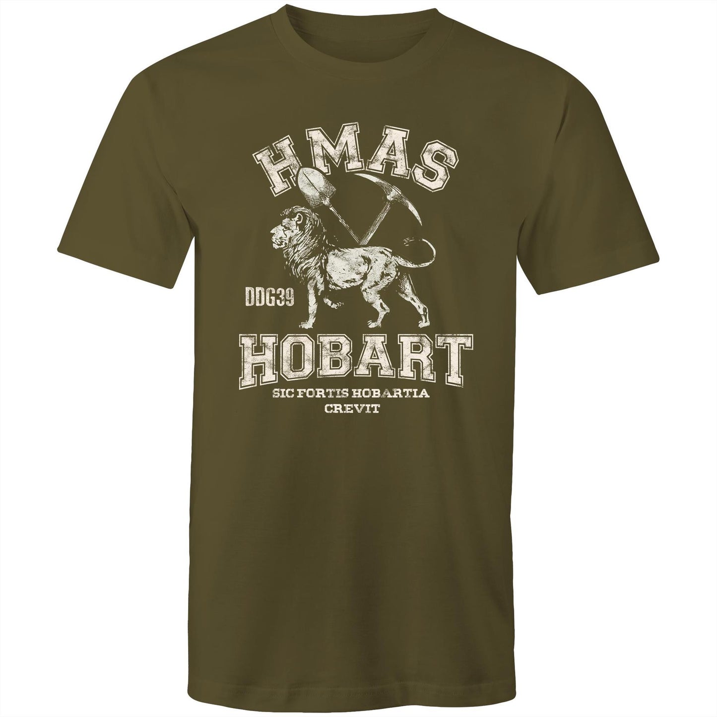 HMAS Hobart (II) DDG39 Men's T-shirt (style Alpha, white)