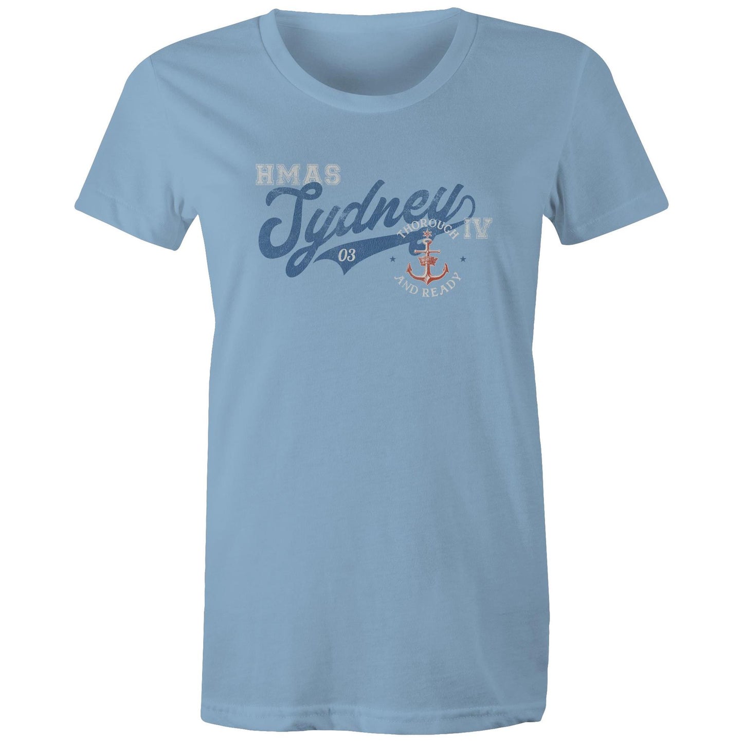HMAS Sydney (IV) FFG03 Women's T-shirt (style Bravo)