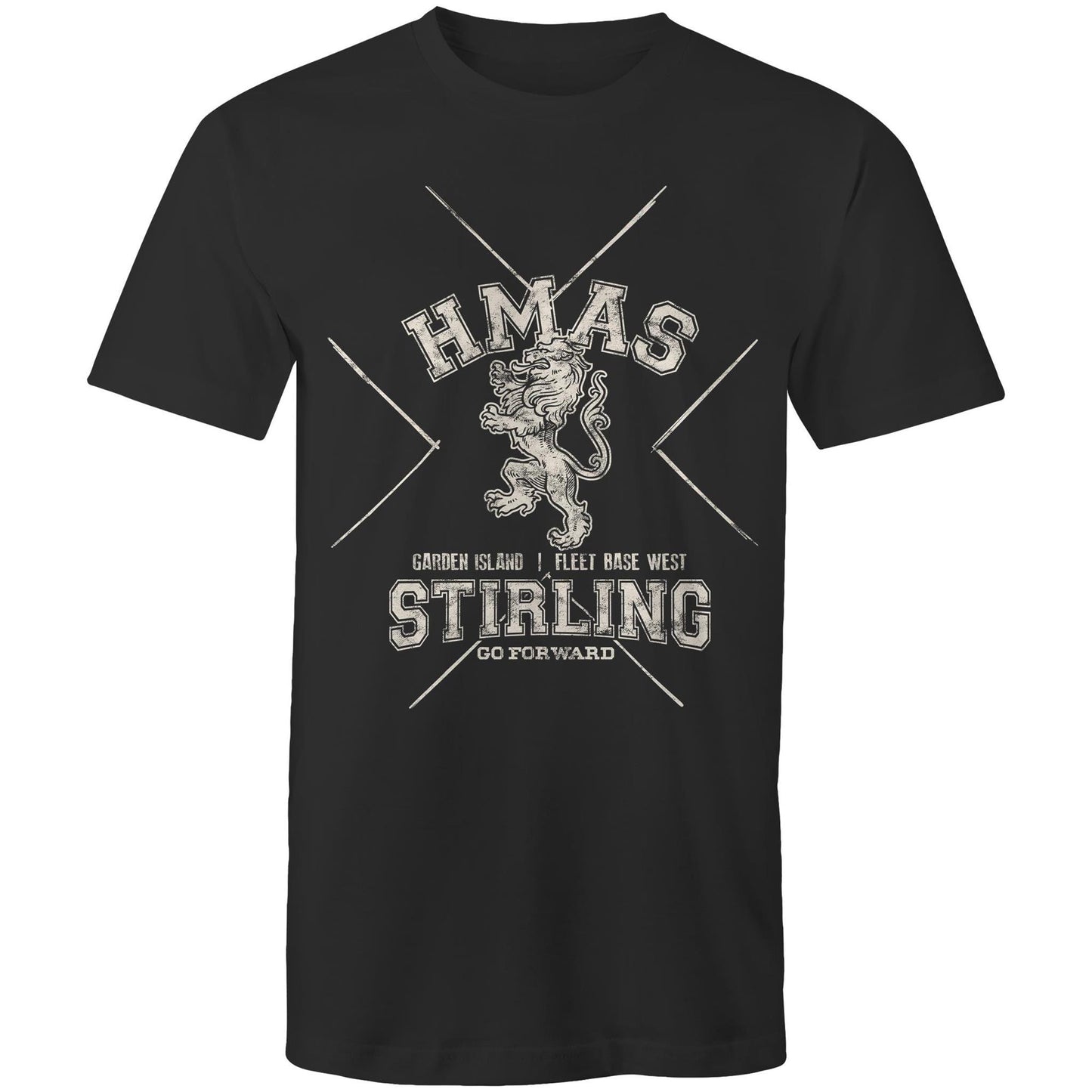 HMAS Stirling Men's T-shirt (style Alpha, white)