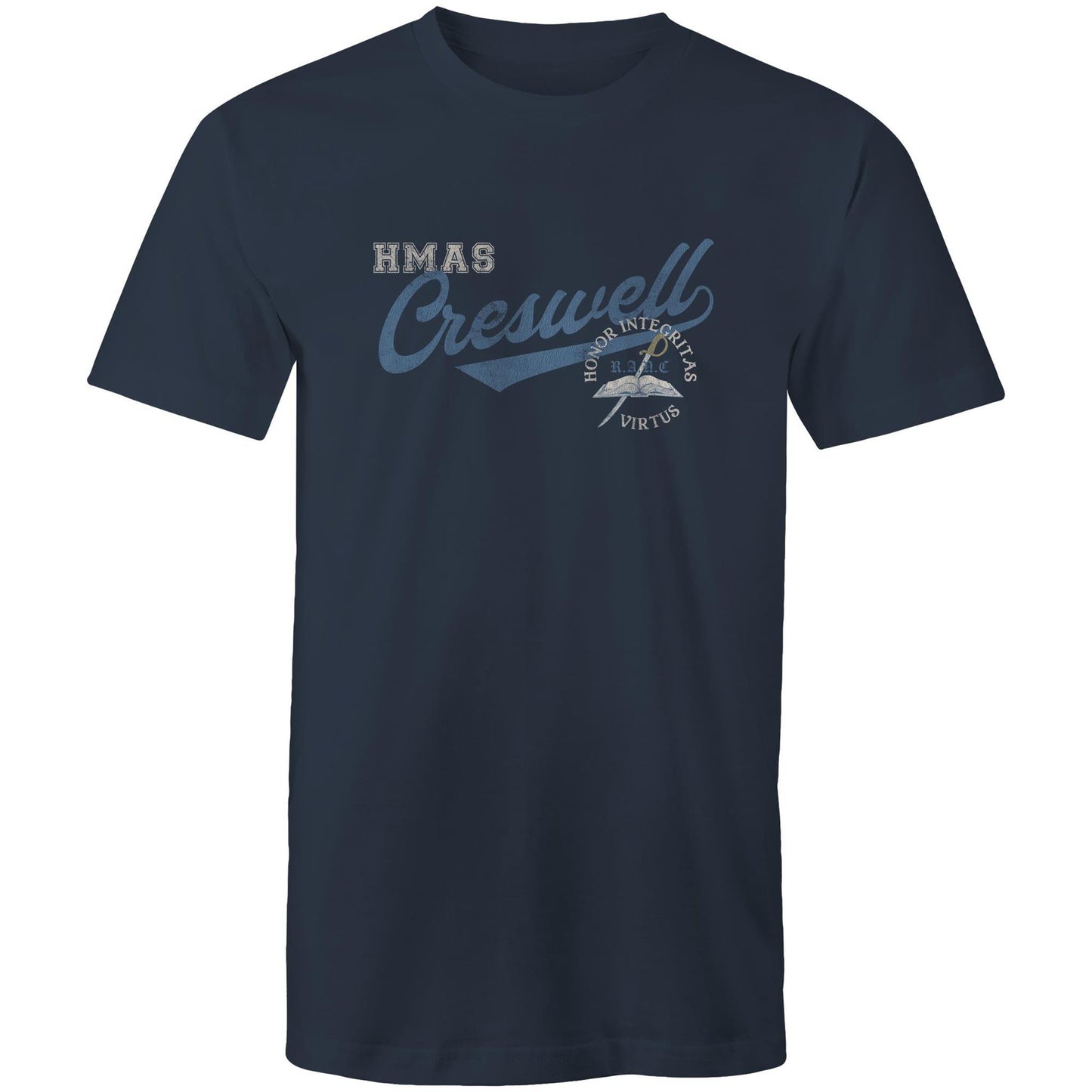 HMAS Creswell Men's T-shirt (style Bravo)