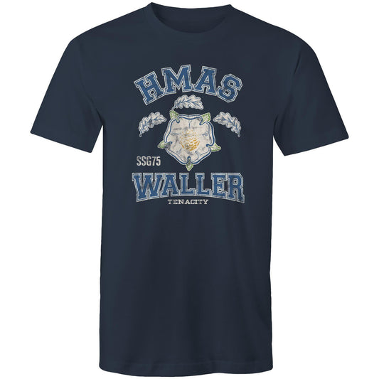 HMAS Waller SSG75 Men's T-shirt (style Alpha, colour)