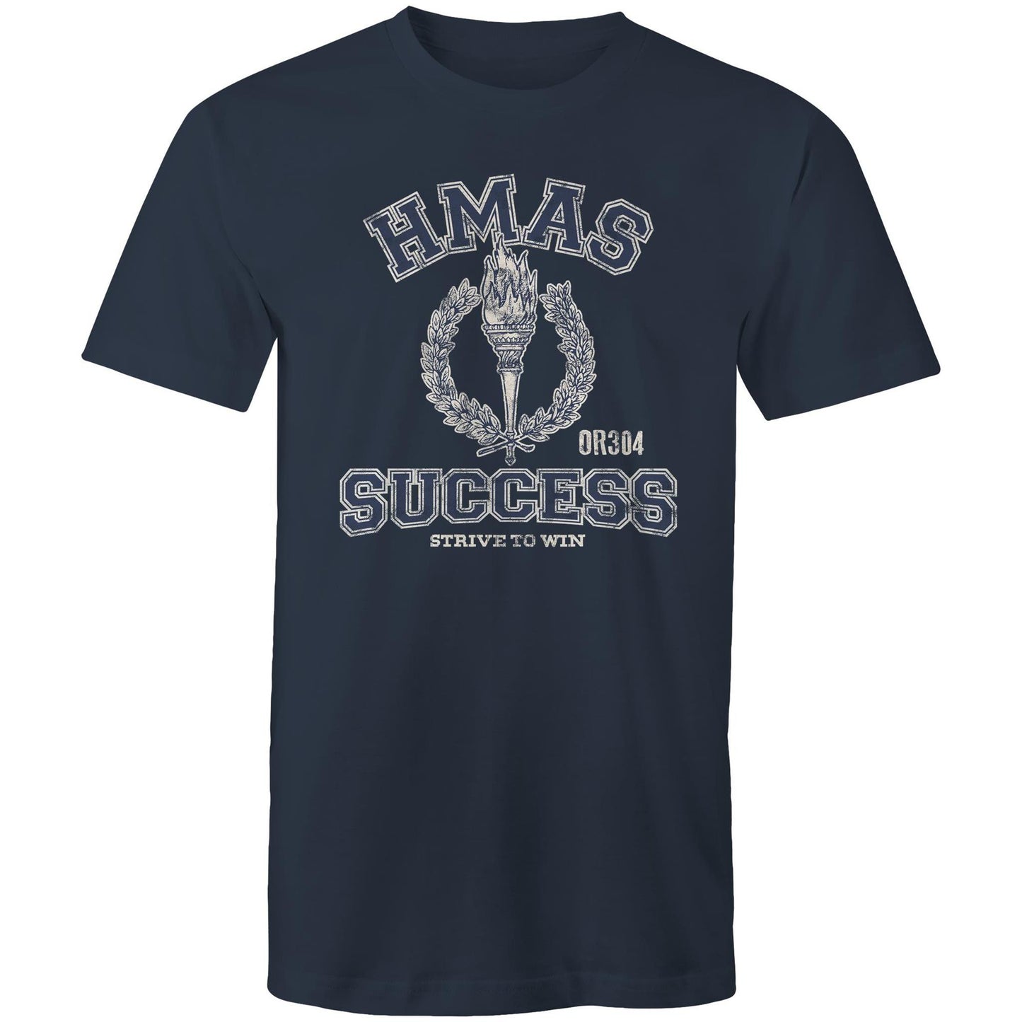HMAS Success (II) OR304 Men's T-shirt (style Alpha, blue)
