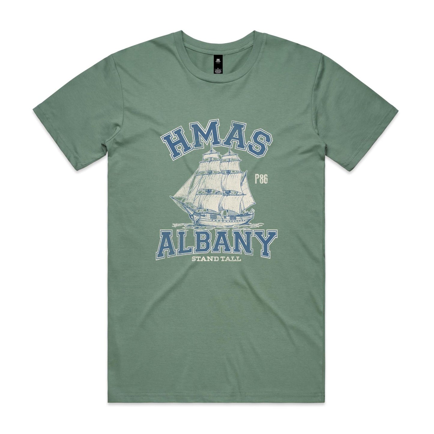 HMAS Albany P86 Men's T-shirt (style Alpha, colour)