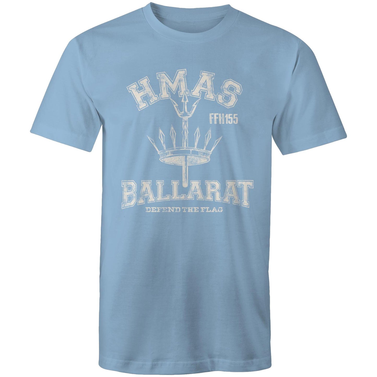HMAS Ballarat (II) FFH155 Men's T-shirt (style Alpha, white)