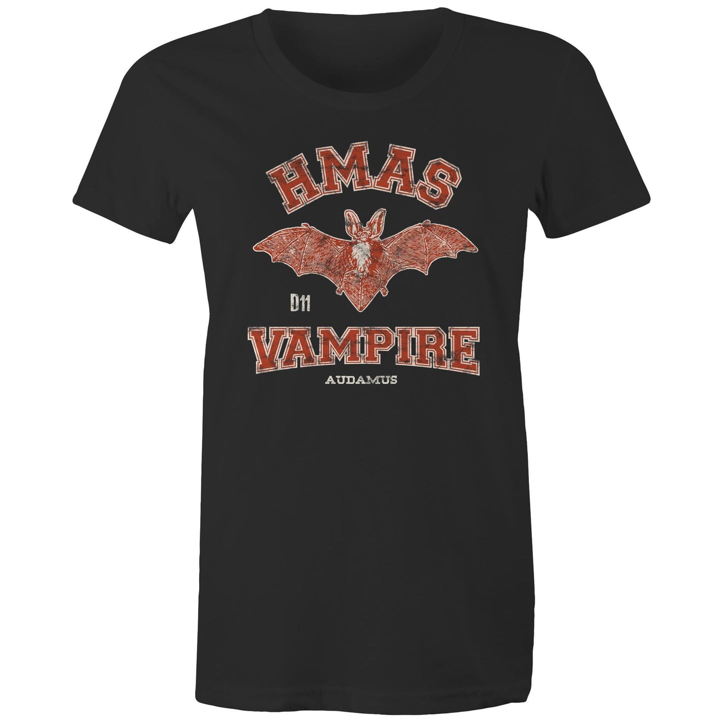 HMAS Vampire D11 Women's T-shirt (style Alpha, colour)