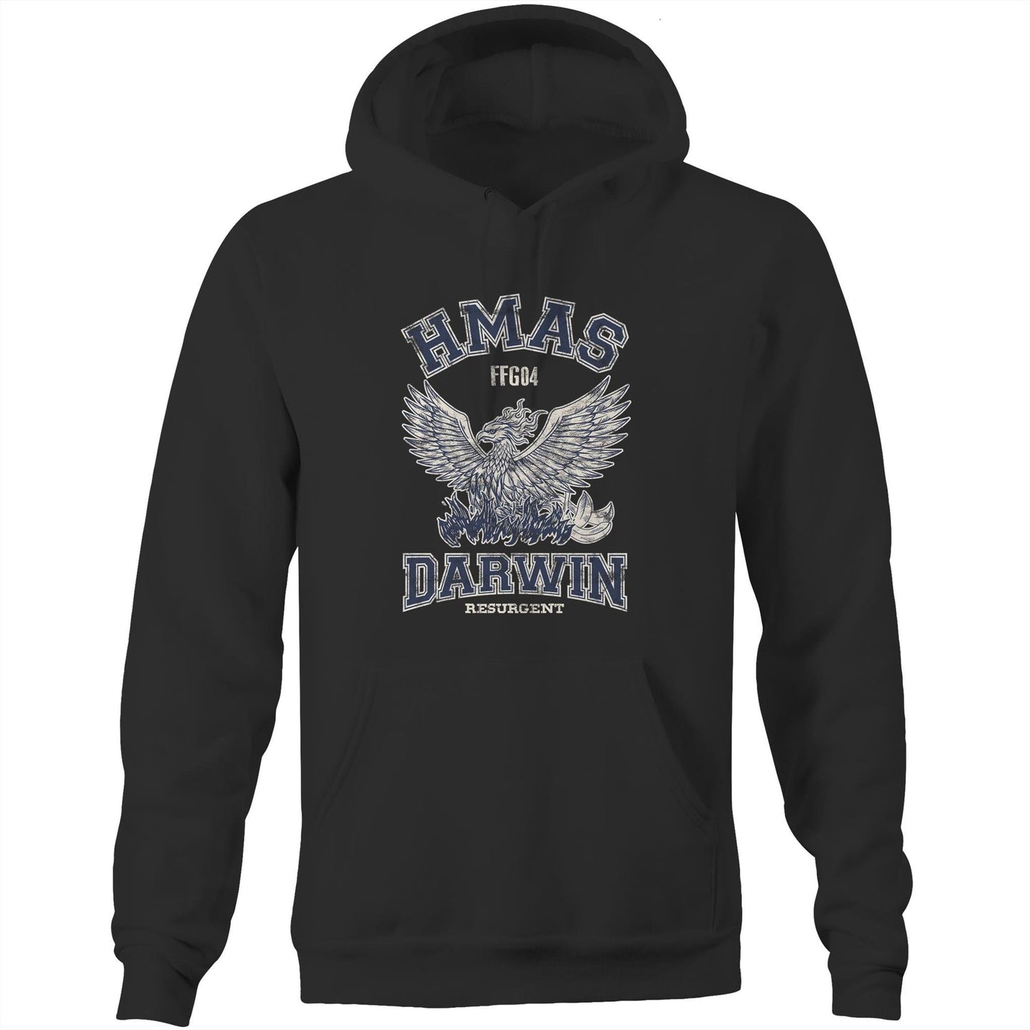 HMAS Darwin FFG04 Men's Hoodie (style Alpha)