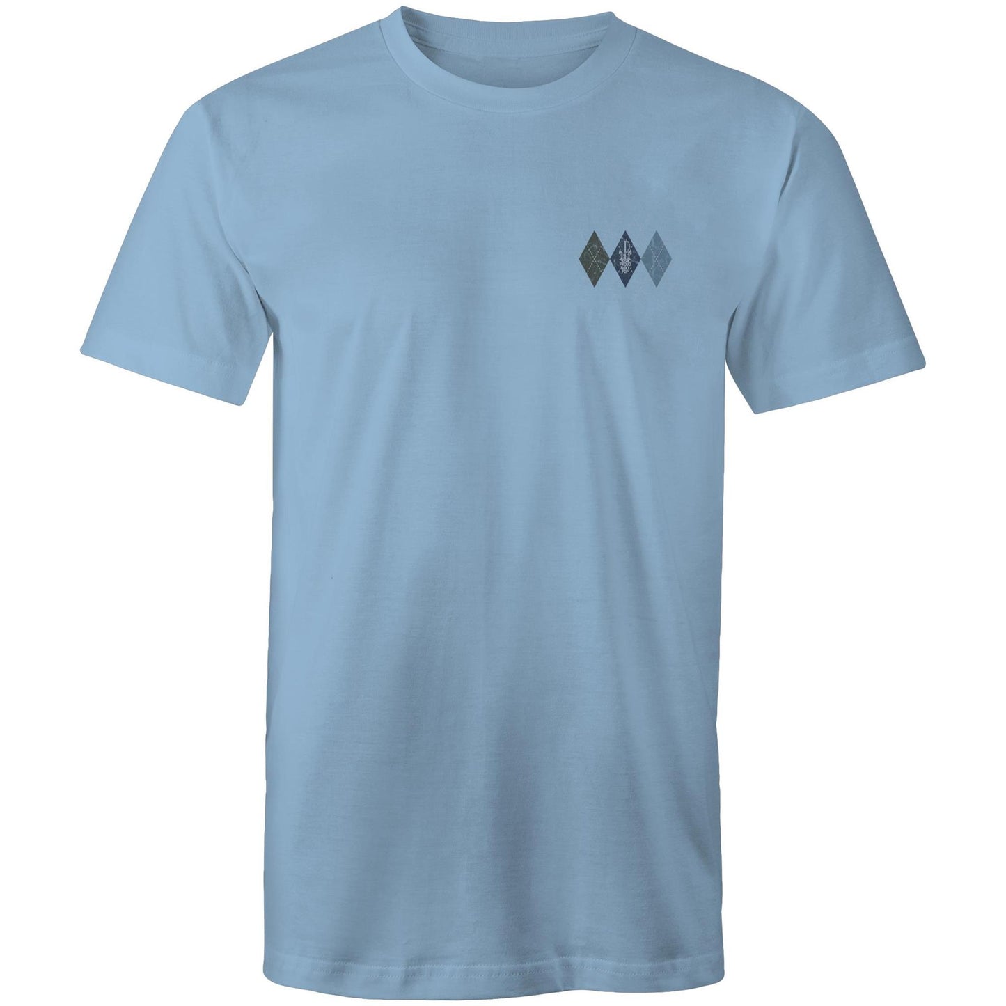 Proud Navy Pop (Argyle) Men's T-shirt