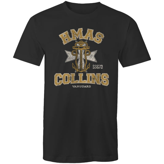 HMAS Collins SSG73 Men's T-shirt (style Alpha, colour)
