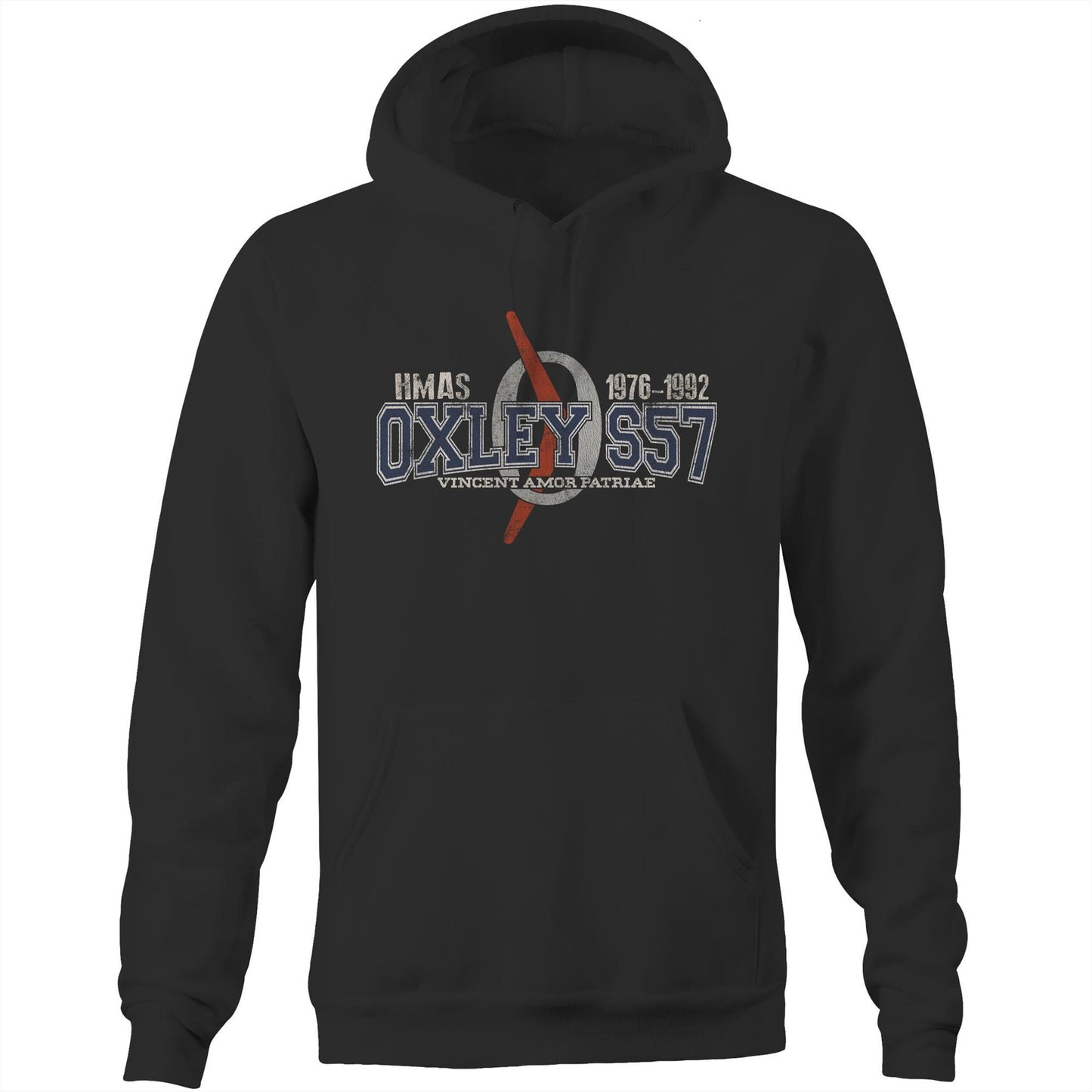 HMAS Oxley (II) S57 Men's Hoodie (style Oscar Bravo)