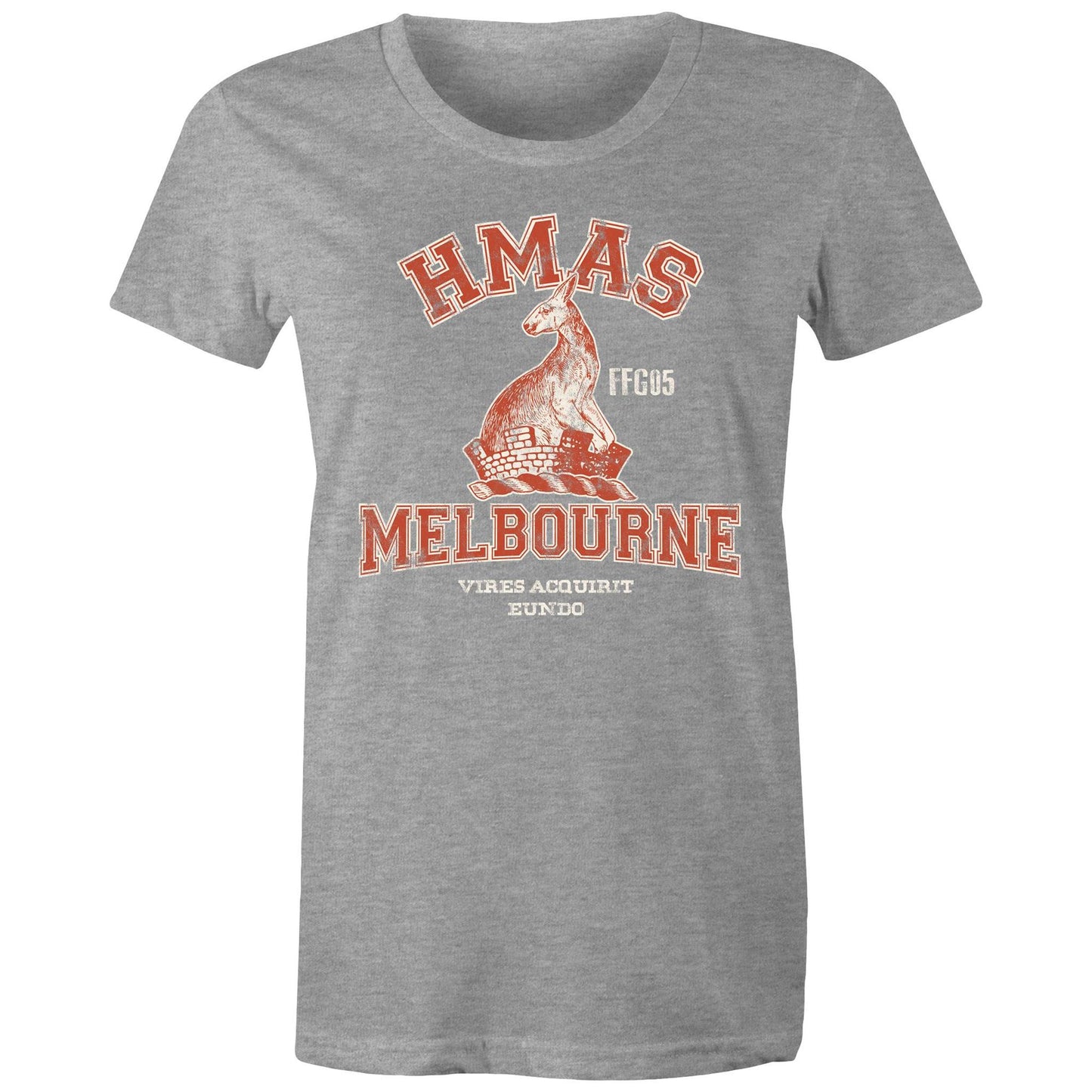 HMAS Melbourne (III) FFG05 Women's T-shirt (style Alpha, colour)